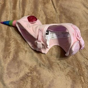 Unicorn Harness XXS Puppy Outfit Pink Sparkles